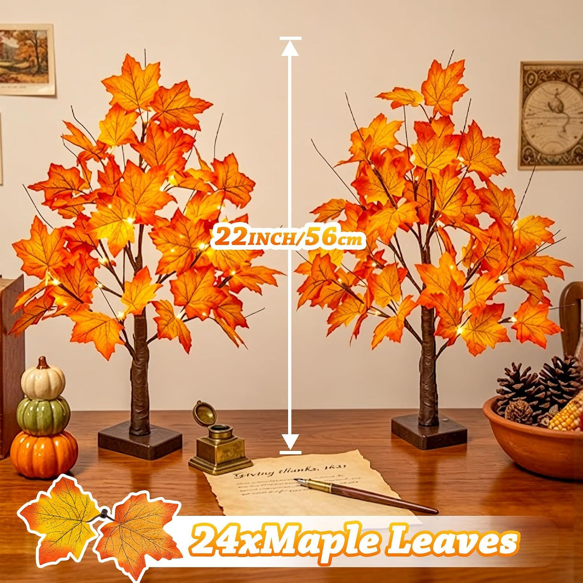 Lighted Maple Tree – view 6