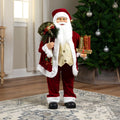 Holly Berry Santa Figure with Presents, 36"