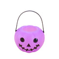 Halloween,Halloween Decorations ,Halloween Party Decorations,Halloween Pumpkin Bucket, Pumpkin Candy Bucket Plastic Lantern Bucket for Halloween Party Decorations Party Favors Purple