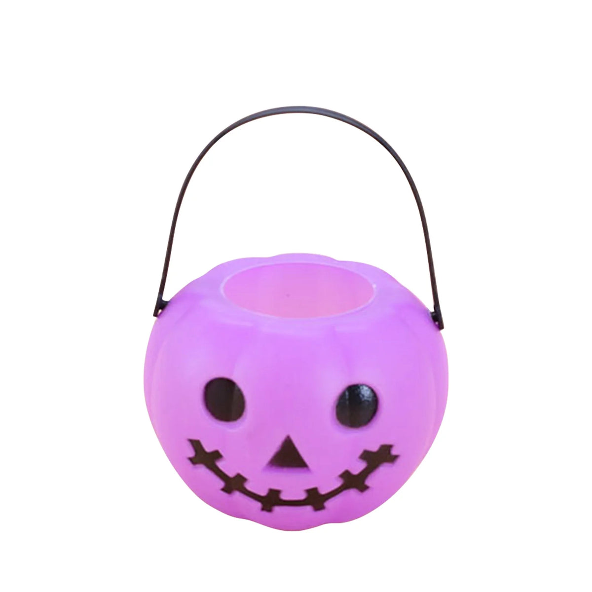 Halloween,Halloween Decorations ,Halloween Party Decorations,Halloween Pumpkin Bucket, Pumpkin Candy Bucket Plastic Lantern Bucket for Halloween Party Decorations Party Favors Purple