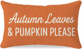 Pumpkin Orange Fall Pillow Cover, 12×20