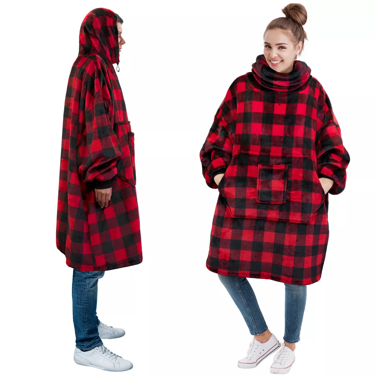 Pavilia Wearable Blanket Hoodie – view 2