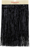 Lametta Icicle Tinsel Strands, Black
