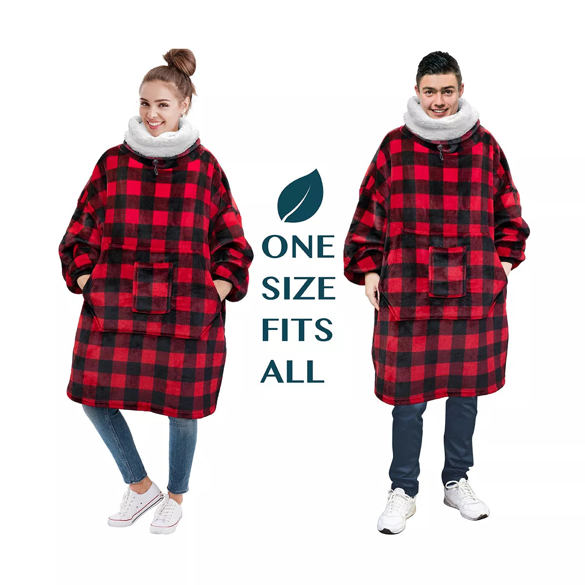 Pavilia Wearable Blanket Hoodie – view 6