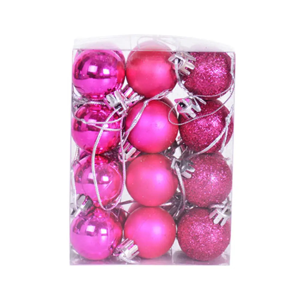 Mini Flocked Ball Ornaments, Set of 24 – view 9