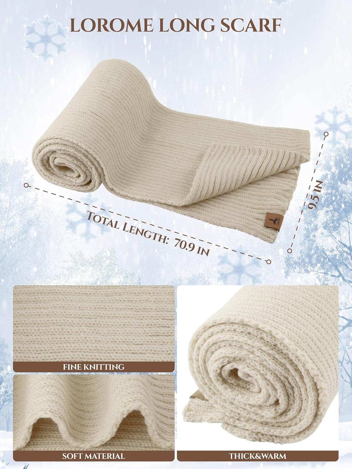 Women's Fleece Beanie, Scarf & Gloves Set – view 3