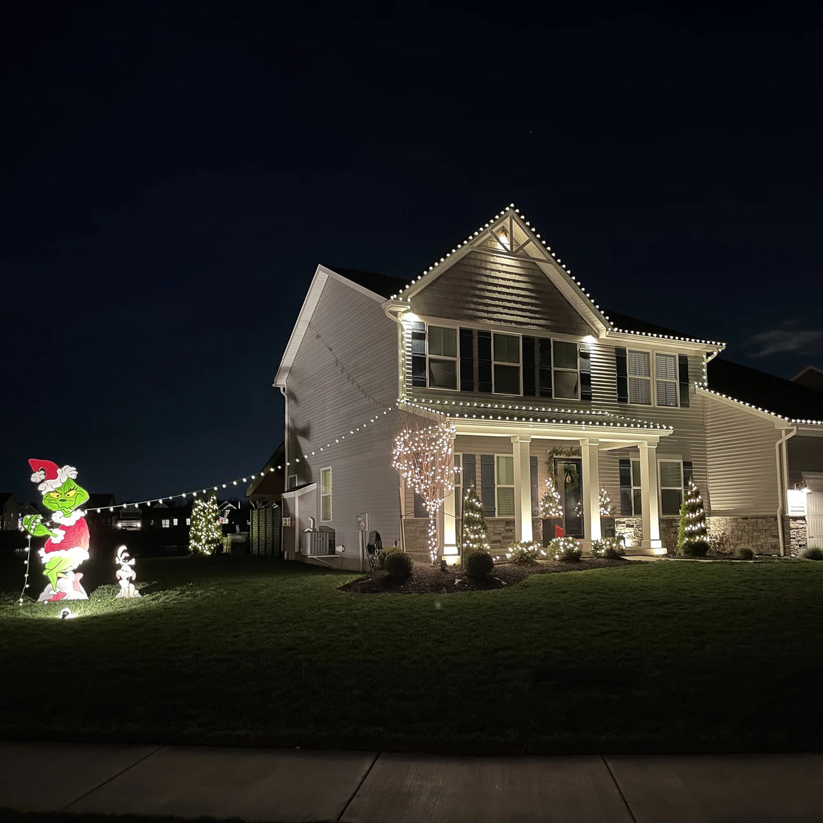 LED Faceted C9 Christmas Lights, Warm White, 100 Count, 66 ft