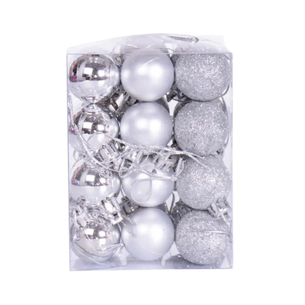 Mini Flocked Ball Ornaments, Set of 24 – view 14