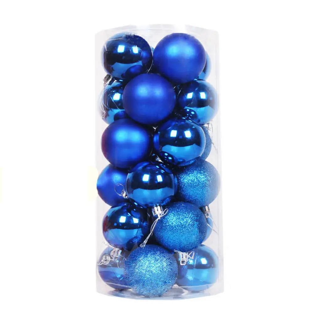Mini Flocked Ball Ornaments, Set of 24 – view 22