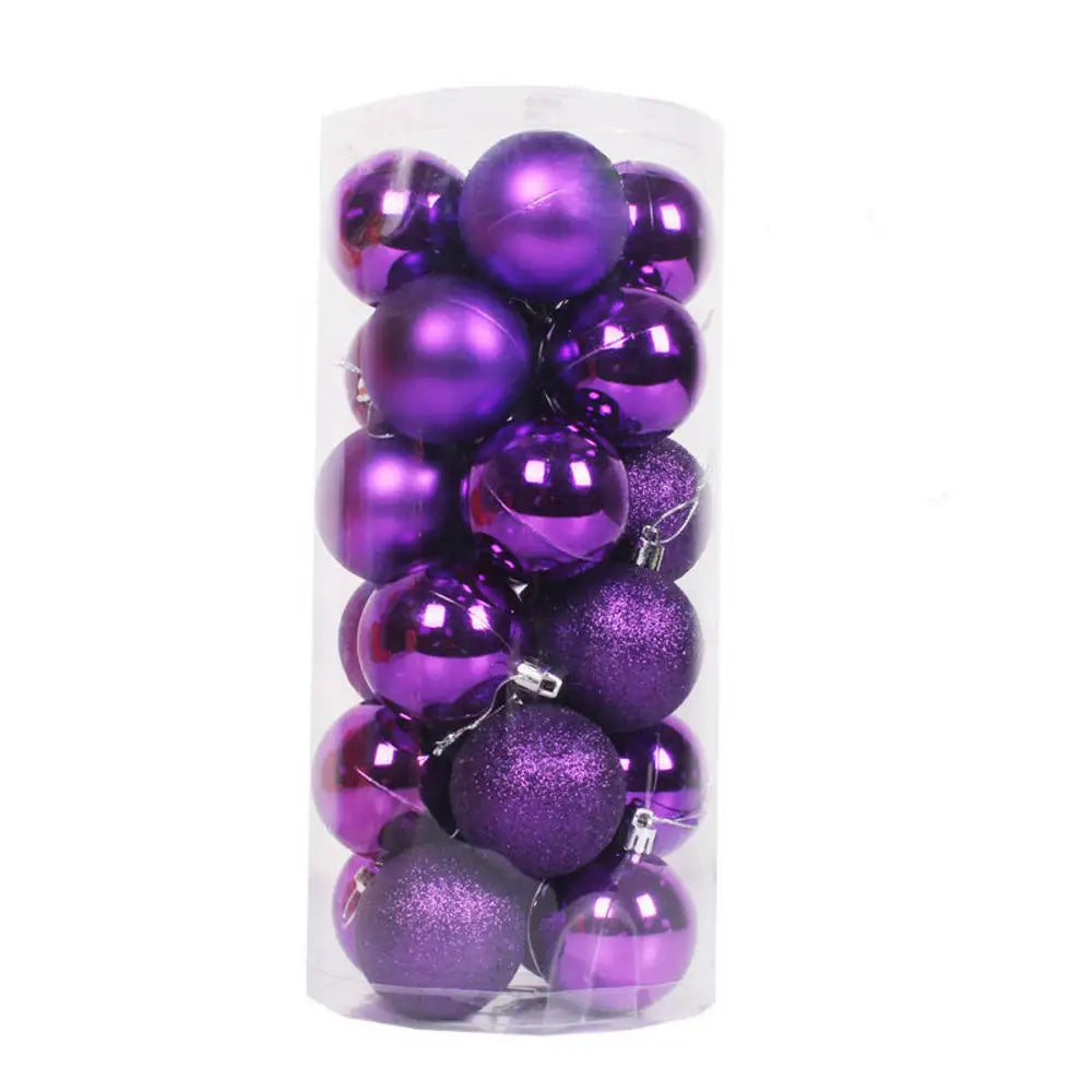 Mini Flocked Ball Ornaments, Set of 24 – view 23
