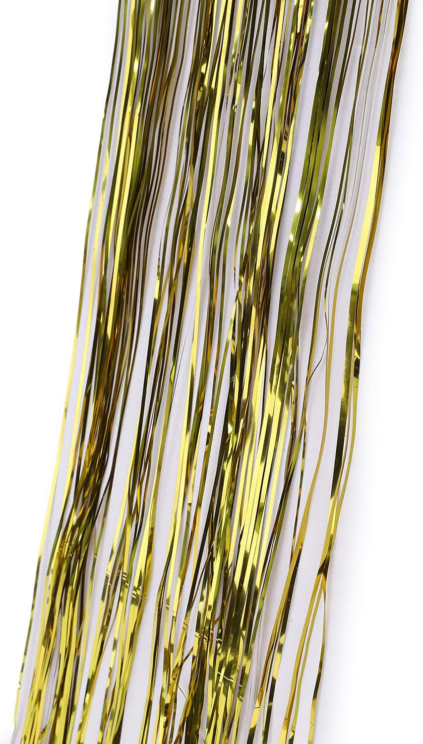 Lametta Icicle Tinsel Strands, Gold – view 3