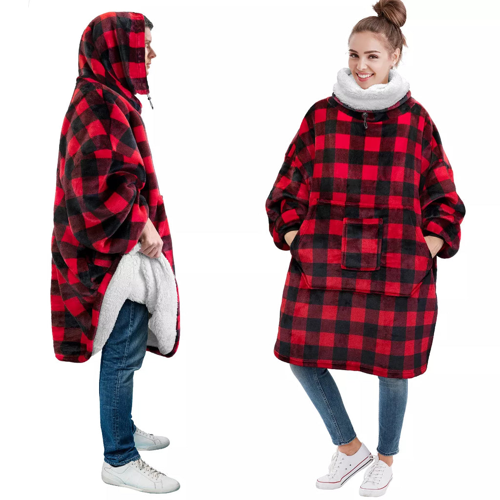 Pavilia Wearable Blanket Hoodie