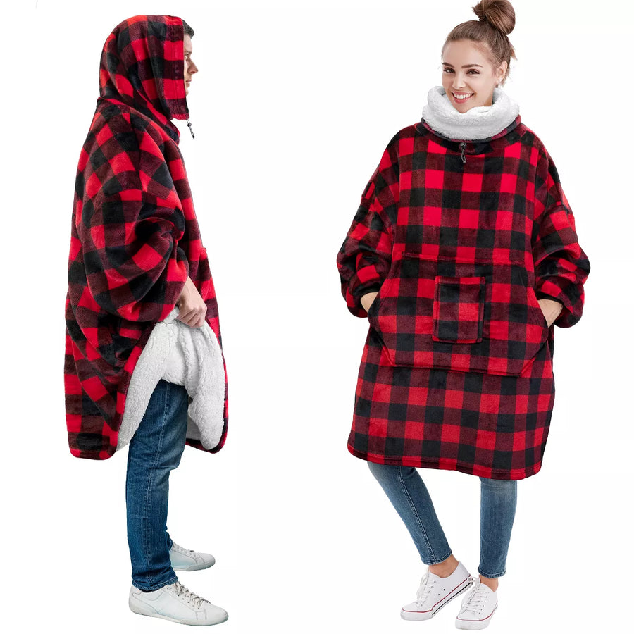 Pavilia Wearable Blanket Hoodie